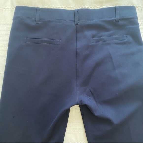 BETABRAND NAVY RAYON NYLON BOOTCUT FLARED STRETCH YOGA PANTS - M - Picture 6 of 8